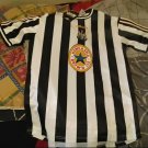 New Newcastle Retro shirt jersey large 1997 1998 1999 Shearer 9 home vintage brown ale adidas