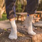 10 pairs Men's Color Block Striped Soft Comfortable Sweat Resistant Crew Socks, Multicolor Set
