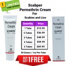 Scabper 5 Permite contra la sarna Cream 30gm in 1 tube + 1 Free