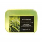 Green Tea Handmade Essential Oil Soap Organic Herbal  Deep Cleansing Moisturize And Smooth Skin, 90g