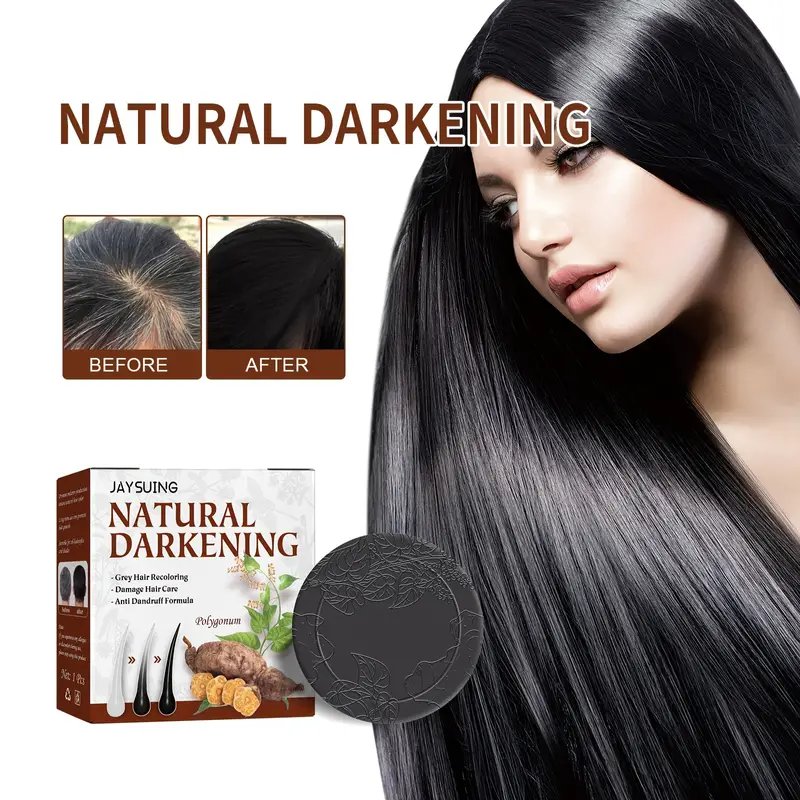 Polygonum Multiflorum White Hair To Black Essence Natural Hair Moisturizing And Softening Hair Soap
