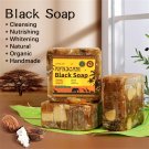 Black Soap Fade Taches Face Deep Cleansing Exfoliating Moisturizing Care Acne Skin Care African