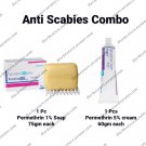 3pcs Permite Soap and cream Anti Scabies and Lice anti sarna scabies permetrina