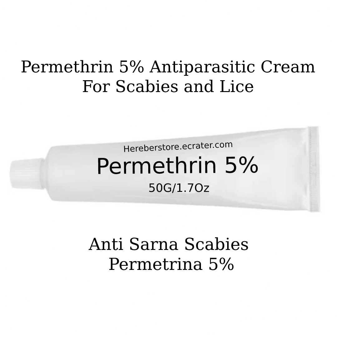 Anti Scabies and Lice cream 50 gm in 1 tube anti sarna scabies permetrina