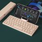 Portable Pocket Wireless Bluetooth Dual Fold Folding Keyboard For Ipad Iphone android