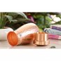 Pure Copper Hammered Design Water Bottle with Inbuilt Glass, Health Benefits 600ml