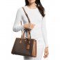 MICHAEL Michael Kors Brown & Acorn Chantal Logo Medium Satchel