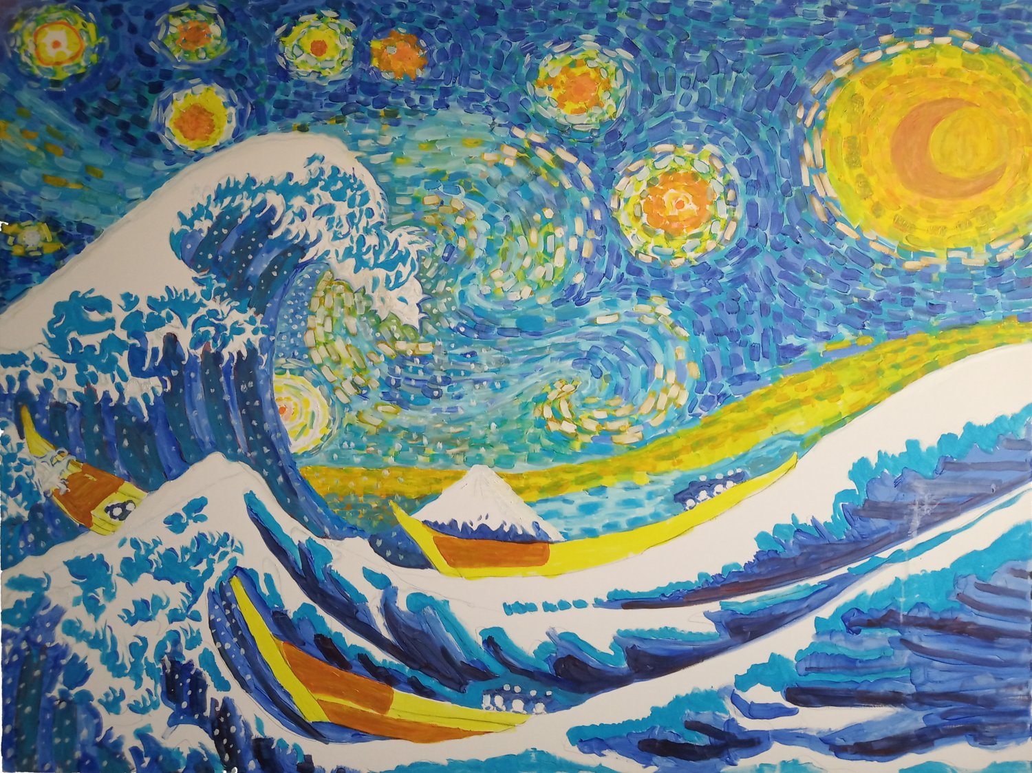 SYMPHONY OF SKY AND SEA Signed Limited Edition Art Prints on Medium Canvas