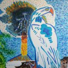 Snow Eagle Before Volcano Signed Limited Edition Art Prints on Large Canvas