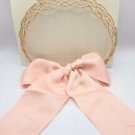 Mia Collection Goldtone Choker Necklace w/Soft Pink Bow