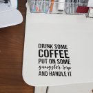 Gangster Rap vinyl sticker