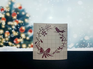 Wreath sticker