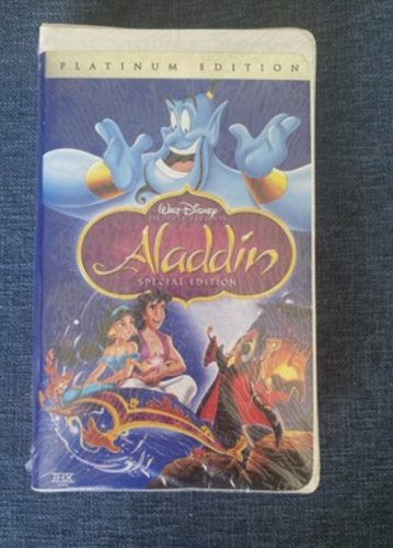 Disney platinum edition Aladdin VHS tape SEALED