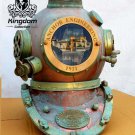 US Navy Mark V Diving Helmet Deep Sea Divers Anchor Nautical Maritime Helmet 18"