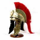 Helmet Roman IMPERIAL Gallic Centurion Helmet Italic Red Plume STEEL 18 Gauge Helmet Roman IMPERIAL Gallic Centurion Helmet Italic Red Plume STEEL 18 Gauge