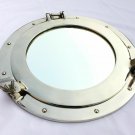 Porthole Mirror ~ Chrome Finish ~ Nautical Wall Decor ~ Ship Cabin Window 11" Porthole Mirror ~ Chrome Finish ~ Nautical Wall Decor ~ Ship Cabin Window 11"