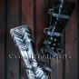 Medieval pair of bracers with hand Guard ~ Armor for arm protection ~ Arm Guard