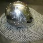 Hand-Forged Medieval VIKING HELMET w/Chainmail~norse/medieval/dark age/sca/armor