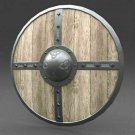 Viking Shield Medieval Battle-Ready Shield Best Wooden Shield Vintage LARP 24" Viking Shield Medieval Battle-Ready Shield Best Wooden Shield Vintage LARP 24"