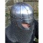 Hand-Forged VIKING HELMET with Chainmail ~ norse ~ medieval ~ dark age~sca~armor