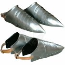 Medieval Gothic Armor Shoe Pair ~ Knight Combat shoes ~Crusader Armour Sabaton Medieval Gothic Armor Shoe Pair ~ Knight Combat shoes ~Crusader Armour Sabaton