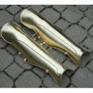 Medieval Larp Roman Pair Of Leg Greaves Set Fully Functional Steel Legs Guard