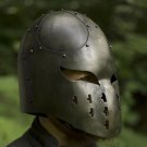 Ectoria Medieval Antique Helmet ~ Great Knight Templar Crusader Helmet Larp Helm