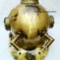 U.S Navy Mark V Solid Steel Heavy Diving Divers Helmet 18" Vintage Divers Helmet