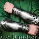 Medieval Blackened steel pair of bracers ~ cosplay armor for larp ~ Arm Guard Medieval Blackened steel pair of bracers ~ cosplay armor for larp ~ Arm Guard