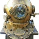 Diving Helmet US Navy Mark V~ Deep Sea Marine Divers Antique Scuba Boston Helmet