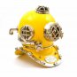 Vintage Diving Divers Yellow Helmet~Deep Sea Scuba Navy Marine Morse Helmet 18"