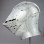 Medieval Great Bascinet Helmet ~ sca~jousting~steel helm~knight~Hand-Forged