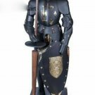 Medieval Knight Templar Armor suit ~Full Body Armour Black Costume Reenactment
