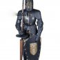 Medieval Knight Templar Armor suit ~Full Body Armour Black Costume Reenactment