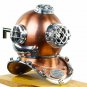 Vintage diving divers helmet ~Deep Sea Scuba ~Mark V~ Copper Antique ~ Boston