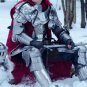 Halloween Medieval Knights Combat Armor Suit, Crusader larp Wearable Armour Suit