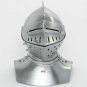 Knight Medieval Full Face helmet ~ Greek larp Halloween Crusader Armor Helmet