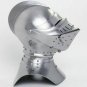 Knight Medieval Full Face helmet ~ Greek larp Halloween Crusader Armor Helmet