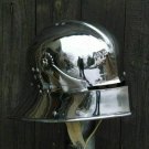 Hand Forged German Sallet Helmet Schaller with Leather Liner visor Knight Helm Hand Forged German Sallet Helmet Schaller with Leather Liner visor Knight Helm
