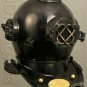 Vintage Black Diving Helmet U.S Navy Mark V Deep Sea Divers Boston Helmet 18"