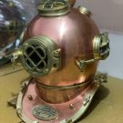 Copper Antique Boston Marine Diving Helmet ~ Vintage Scuba Mark V Divers Helmet