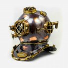 Vintage Brown Diving Helmet Scurf mark~ Scuba Morse US Navy Mark V Divers Helmet