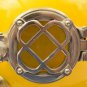 Vintage Diving Divers Helmet~Deep Sea Scuba Navy Marine Morse Yellow Helmet 18"