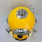 Yellow Anchor Boston Diving Helmet Scuba SCA Divers Navy Mark V Marine Divers