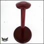 Cherry Wooden Helmet Stand Display Post for Medieval or Prussian Foldable Helmet