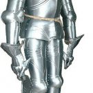 Medieval Crusader Knight Gothic Armour suit ~Combat Larp German Armor Plate Suit