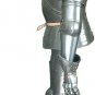 Medieval Crusader Knight Gothic Armour suit ~Combat Larp German Armor Plate Suit