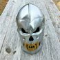 Knight Medieval Skull helmet ~ Greek larp SCA~ Halloween Crusader Armor Helmet
