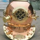 Copper Wine Diving Helmet ~ Beer Bucket Boston Brass Helmet ~Scuba Divers Helmet
