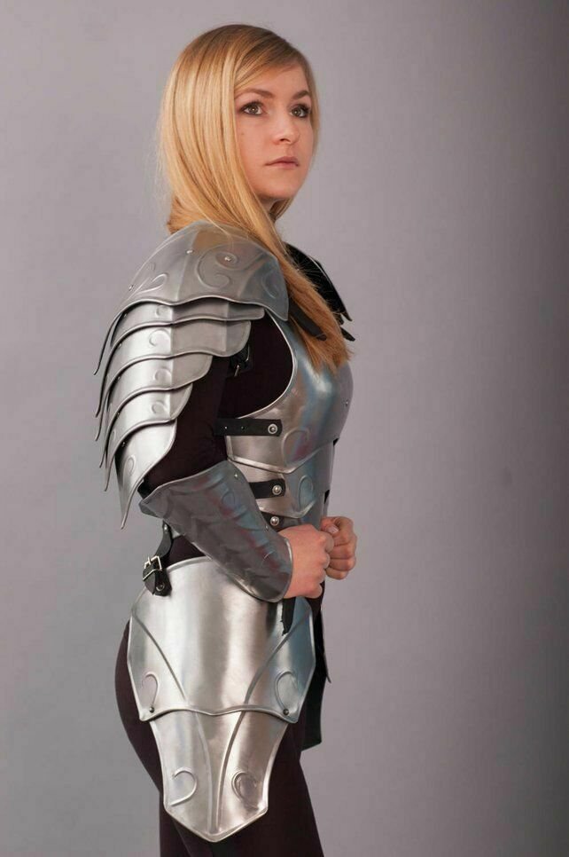 Armor "Queen of the Elven" Halloween Medieval Armor Lady Cuirass/Jacket Skirt 